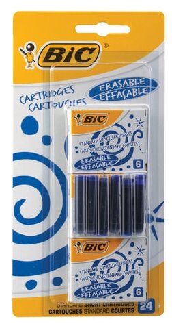 Картридж для перьевой ручки BIC 888751 (24 шт.) (фото modal 1)