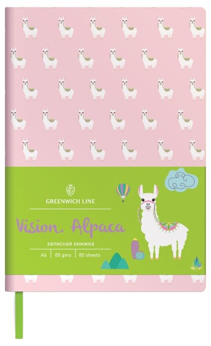 Записная книжка Greenwich Line Vision. Alpaca, искусственная кожа, А6, 80 листов (фото modal 1)