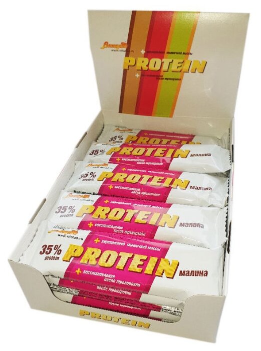 Виталад протеиновый батончик 35% protein (40 г)(24 шт.) (фото modal 3)