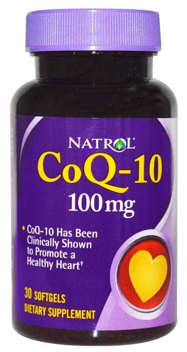 Коэнзим Q10 Natrol CoQ-10 100 mg (30 капсул) (фото modal 1)