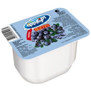 Йогурт Фругурт черника 2.5%, 250 г (фото modal nav 1)