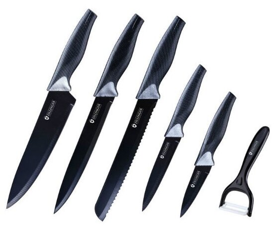 Набор Zillinger 5 ножей и овощечистка ZL-775 (фото modal 1)