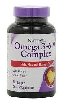 Омега жирные кислоты Natrol Omega 3-6-9 Complex 1200 mg (60 капсул) (фото modal 2)