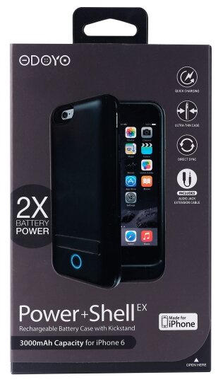 Чехол-аккумулятор Odoyo Power+Shell Ex для Apple iPhone 6/iPhone 6S (фото modal 6)