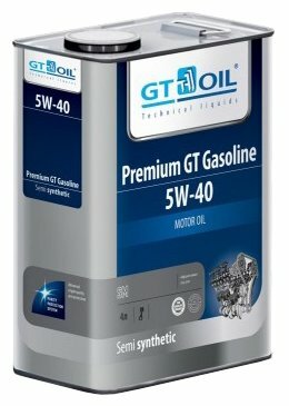 Моторное масло GT OIL Premium GT Gasoline 5W-40 4 л (фото modal 1)