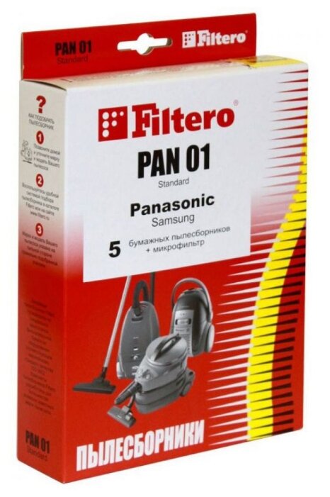 Filtero Мешки-пылесборники PAN 01 Standard (фото modal 1)