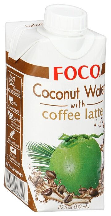 Вода кокосовая FOCO с кофе латте (фото modal 2)
