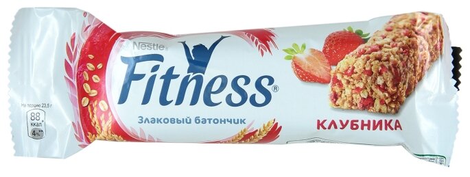Злаковый батончик Nestle Fitness Клубника, 24 шт (фото modal 5)