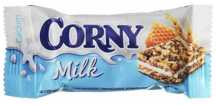 Злаковый батончик Corny Milk с молоком и медом, 30 г (фото modal 2)