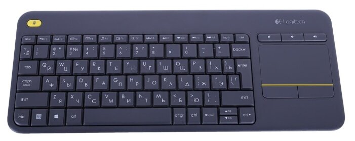 Клавиатура Logitech Wireless Touch Keyboard K400 Plus Black USB (фото modal 2)