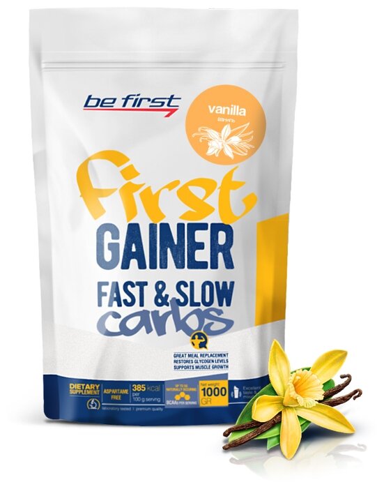 Гейнер Be First First Gainer Fast & Slow Carbs (1000 г) (фото modal 1)