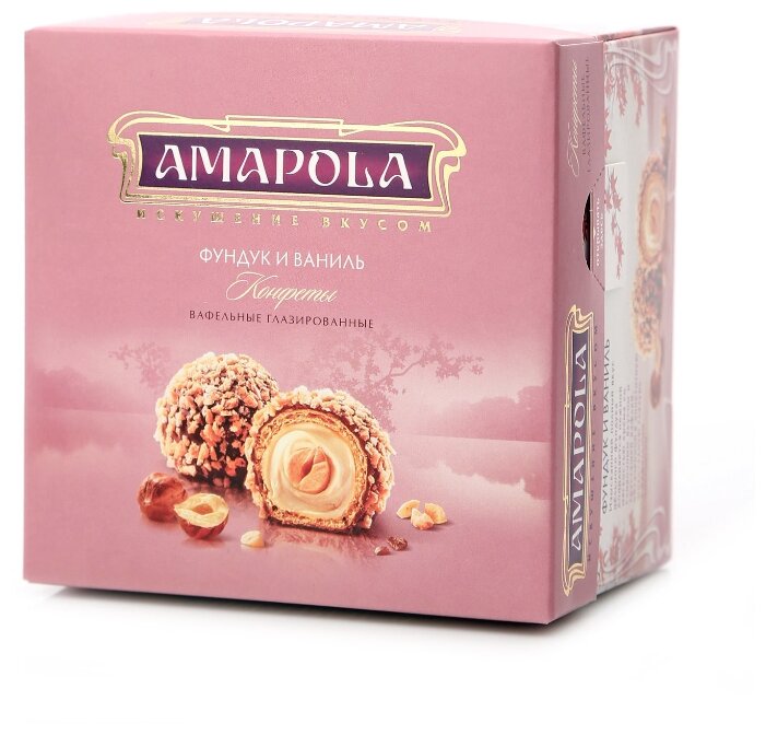 Набор конфет Amapola Фундук и ваниль 100 г (фото modal 2)