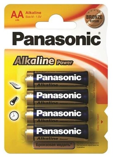 Батарейка AA Panasonic Alkaline Power LR6APB (фото modal 2)