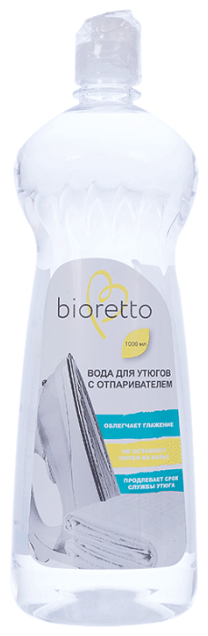 Средство для облегчения глажения Bioretto Вода для утюгов с отпаривателем (фото modal 1)