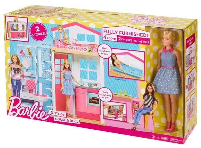 Barbie Двухэтажный домик DVV47/DVV48 (фото modal 8)