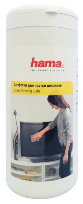 HAMA Screen Cleaning Cloth влажные салфетки 100 шт. (фото modal 1)