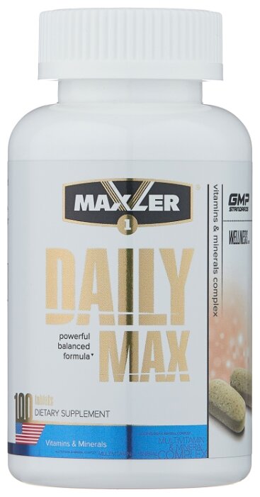 Минерально-витаминный комплекс Maxler Daily Max (100 таблеток) (фото modal 1)