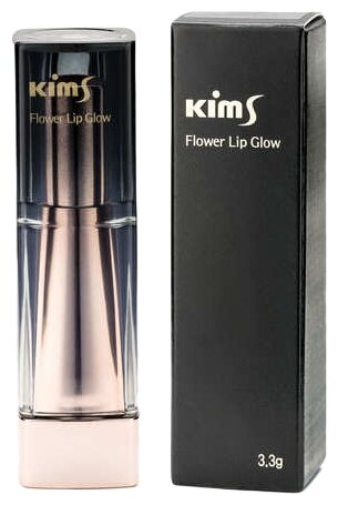 Kims Помада-бальзам Flower Lip Glow Crystal Green (фото modal 3)