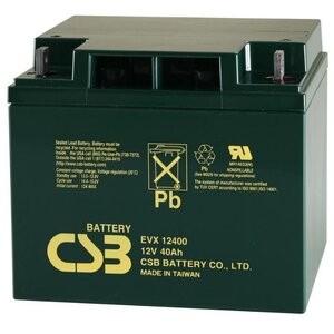 Аккумуляторная батарея CSB EVX 12400 40 А·ч (фото modal nav 1)
