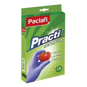 Перчатки Paclan Practi нитриловые (фото modal nav 1)