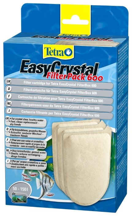 Tetra картриджи EasyCrystal Filter Pack 600 (фото modal 1)