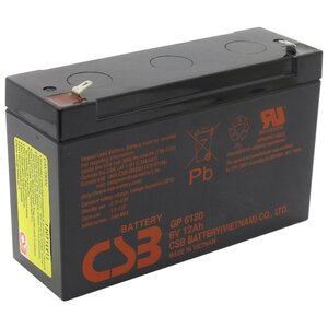 Аккумуляторная батарея CSB GP 6120 12 А·ч (фото modal nav 1)
