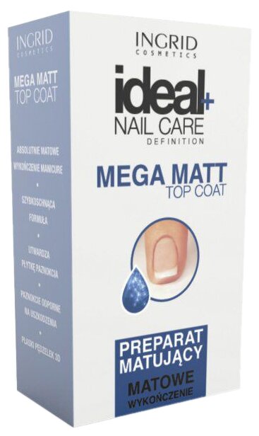Верхнее покрытие Ingrid Cosmetics Mega Matt Top Coat 7 мл (фото modal 1)