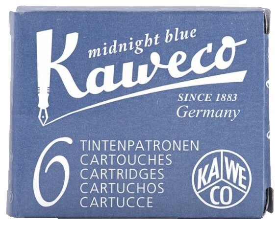 Картридж для перьевой ручки Kaweco Ink Cartridges 6-Pack (6 шт.) (фото modal 1)