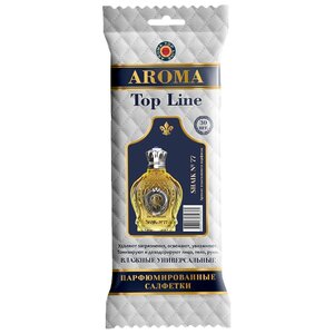 Влажные салфетки AROMA TOP LINE универсальные парфюмированные Shaik 77 (фото modal nav 1)