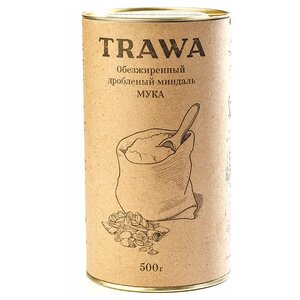 Мука Trawa из обезжиренного дробленого миндаля, 0.5 кг (фото modal nav 1)