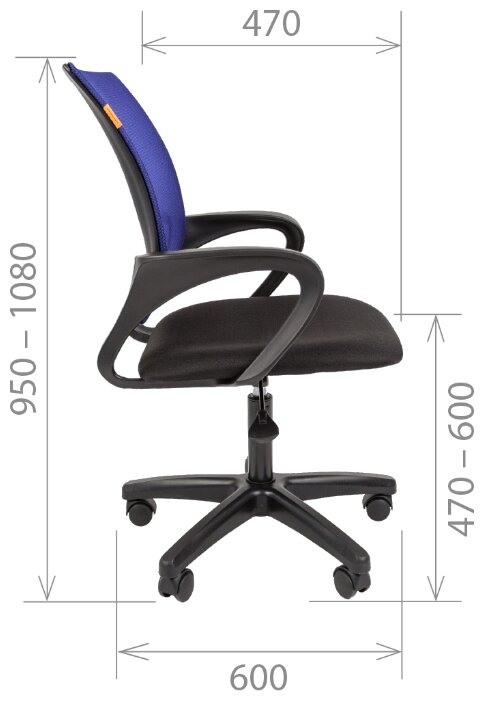Компьютерное кресло Chairman 696 LT офисное (фото modal 10)