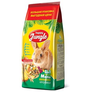 Корм для кроликов Happy Jungle 5 in 1 Daily Menu Основной рацион (фото modal nav 2)
