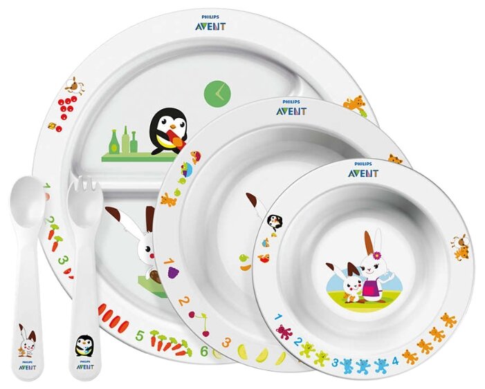 Комплект посуды Philips AVENT SCF716/00 (фото modal 1)