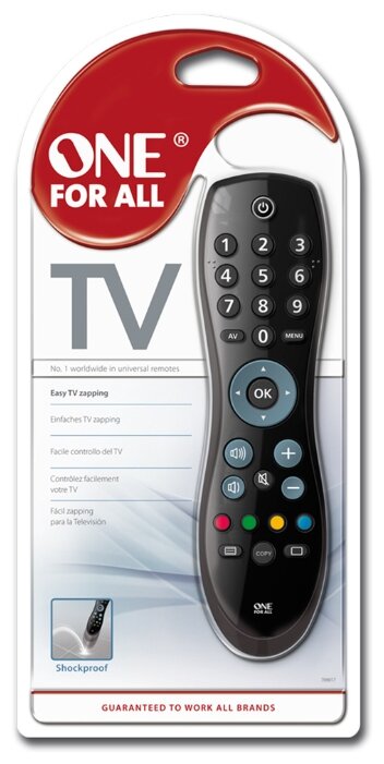 Универсальный пульт ДУ One For All URC 6410 Simple TV (фото modal 3)