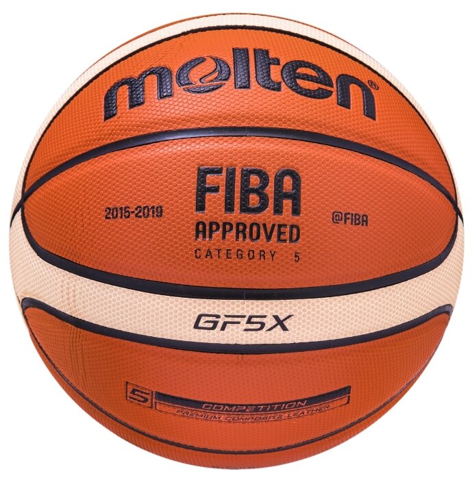Баскетбольный мяч Molten BGF5X, р. 5 (фото modal 2)