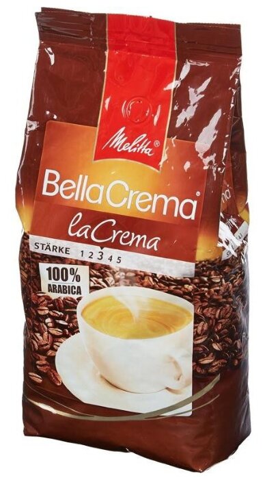 Кофе в зернах Melitta Bella Crema La Crema (фото modal 1)