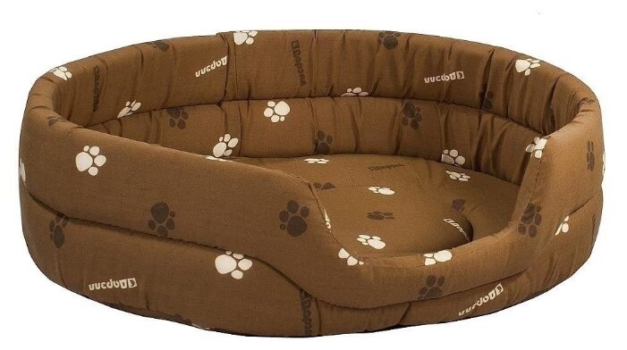 Лежак для кошек, для собак Дарэлл Овальный стёганый 9141 42х33х15 см (фото modal 1)