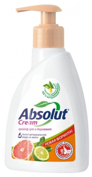Мыло жидкое Absolut Cream Грейпфрут и бергамот (фото modal 1)