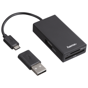 USB-концентратор HAMA OTG Hub (00054141), разъемов: 1 (фото modal nav 1)