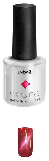 Гель-лак Runail Cat's eye серебристый блик, 7 мл (фото modal 20)