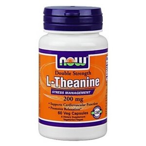Аминокислота NOW L-Theanine 200 мг (60 капсул) (фото modal nav 1)