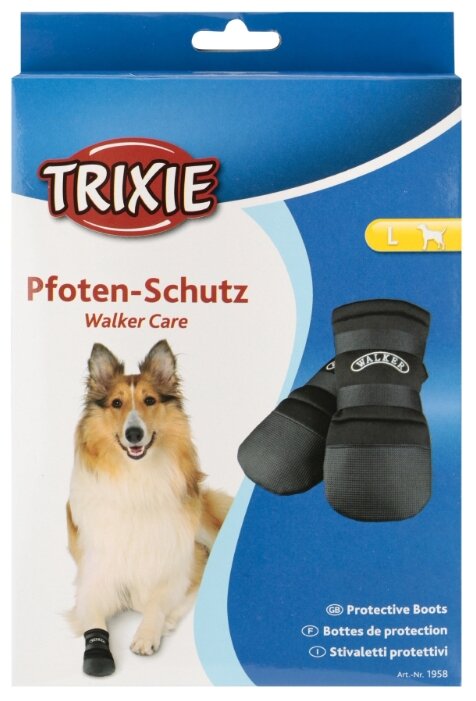 Ботинки для собак TRIXIE Walker Care Protective, 2 шт L (фото modal 3)