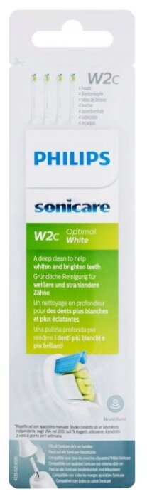 Насадка Philips Sonicare W2 Optimal White HX6062 / HX6064 (фото modal 2)