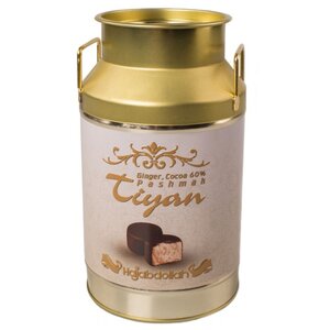 Набор конфет Hajabdollah Tiyan из пашмалы c имбирем в шоколадной глазури и со вкусом горького шоколада 300 г (фото modal nav 1)
