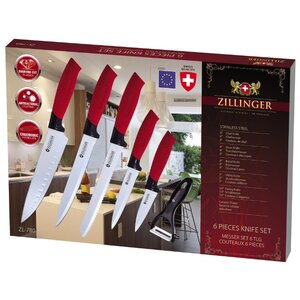 Набор Zillinger 5 ножей и овощечистка ZL-780/ZL-781 (фото modal nav 6)