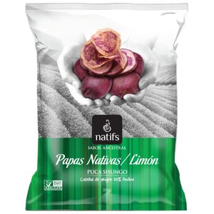 Чипсы Natifs Papas Nativas картофельные со вкусом лимона (фото modal nav 1)
