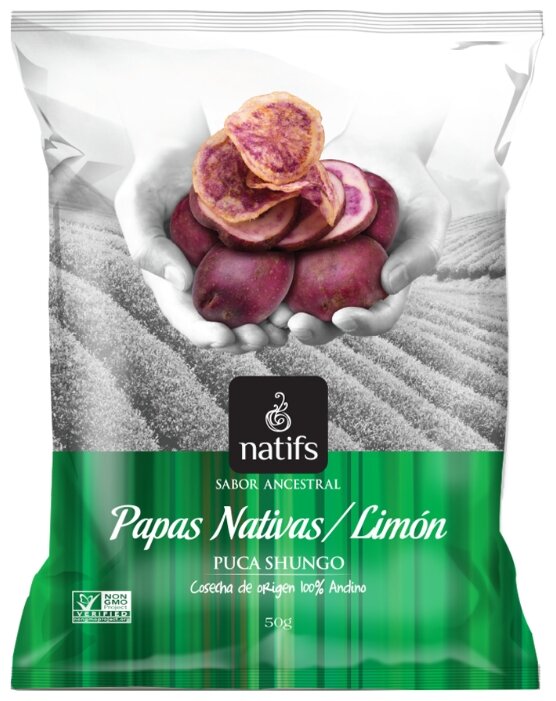 Чипсы Natifs Papas Nativas картофельные со вкусом лимона (фото modal 1)