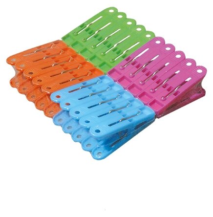 AZUR прищепки пластиковые разноцветные 20 шт. (фото modal 1)