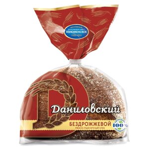 Коломенское Хлеб Даниловский ржано-пшеничный бездрожжевой в нарезке 300 г (фото modal nav 1)