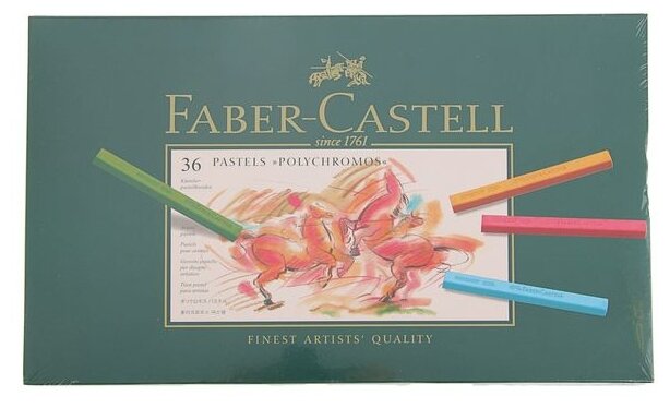 Faber-Castell Набор сухой пастели Polychromos, 36 цветов (фото modal 1)